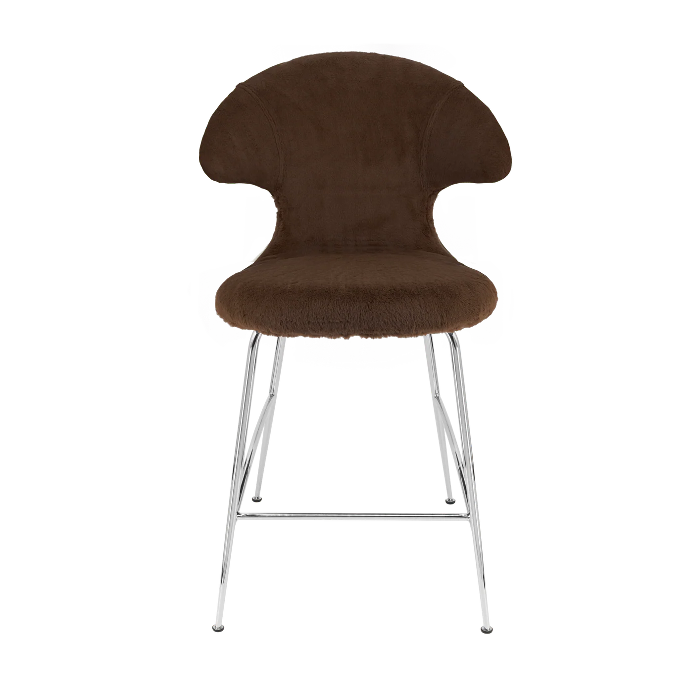 UMAGE Time Flies Counter Stool, Chrome Legs