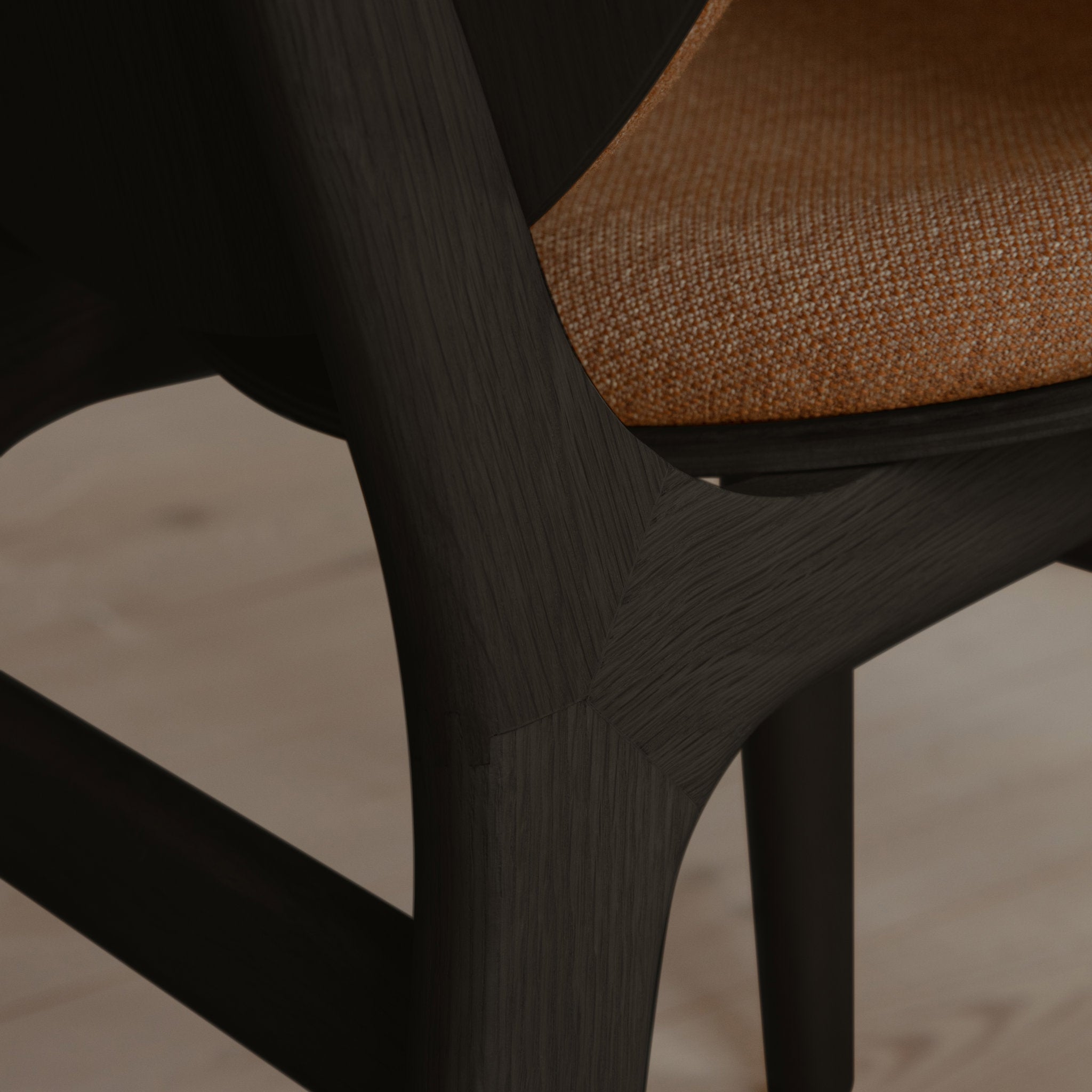 UMAGE A Conversation Piece Dining Chair, Black Oak