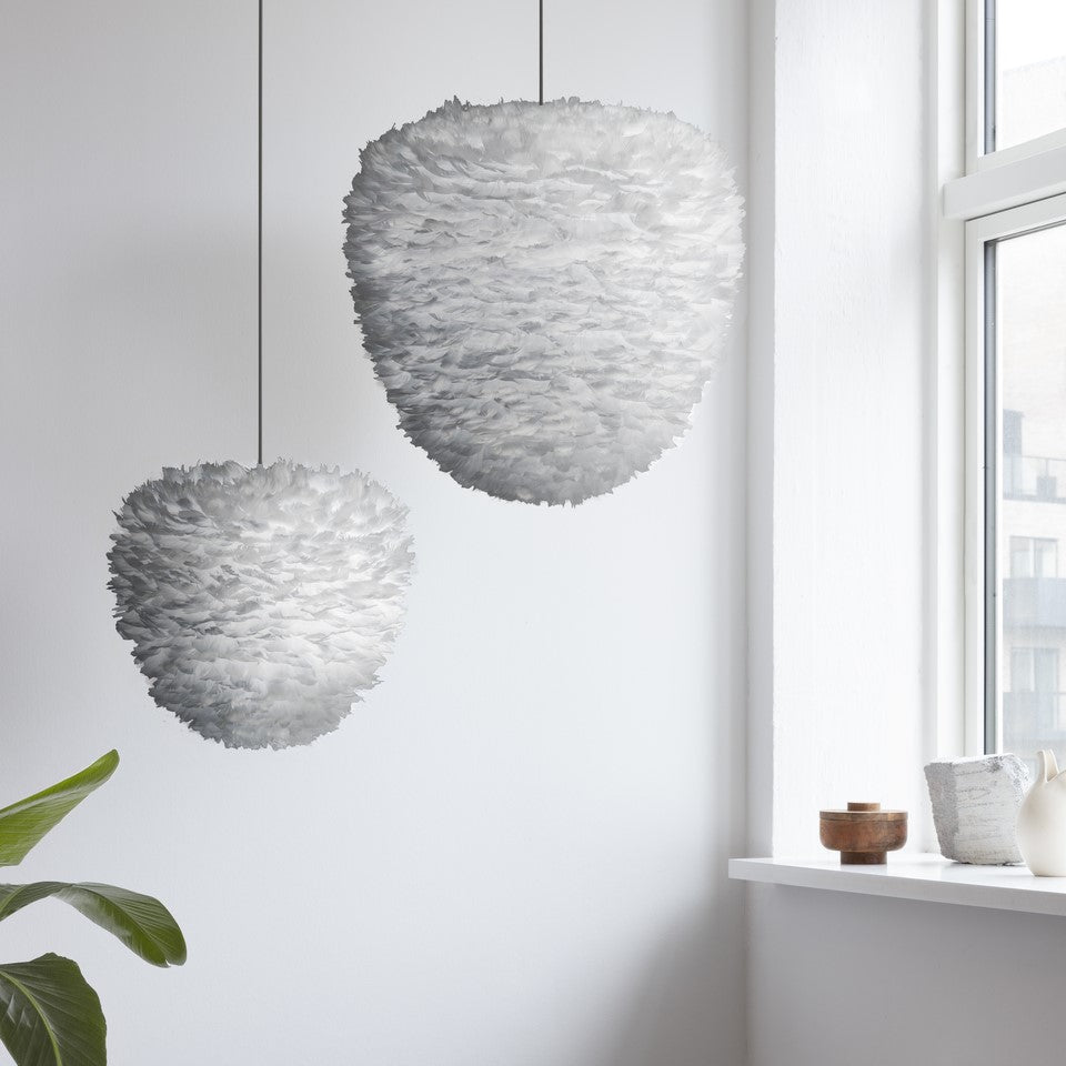 UMAGE Eos Evia Hardwired Pendant, Large Lampshade