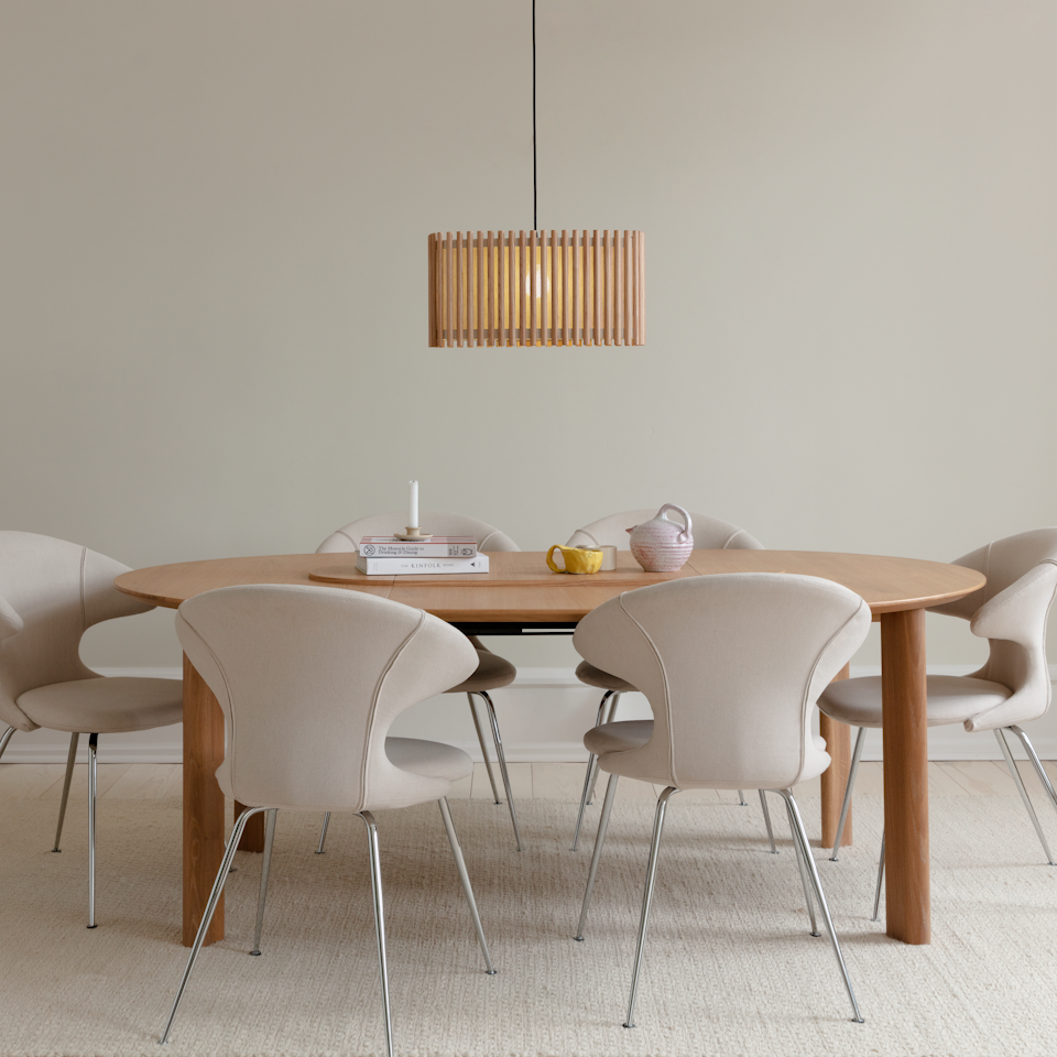 UMAGE Komorebi Hardwired Pendant, Square, Oak