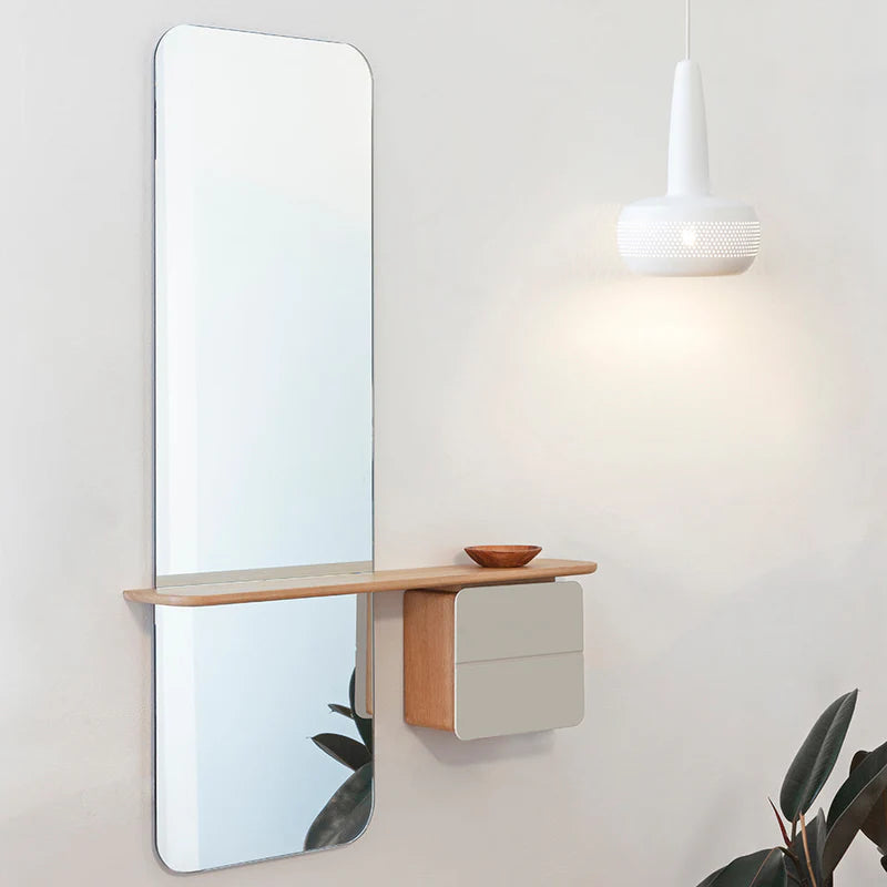 UMAGE One More Look Mirror, Oak