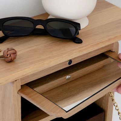 UMAGE One More Look Mirror, Dark Oak