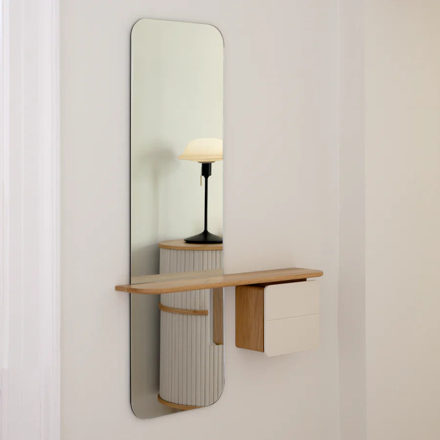 UMAGE One More Look Mirror, Oak
