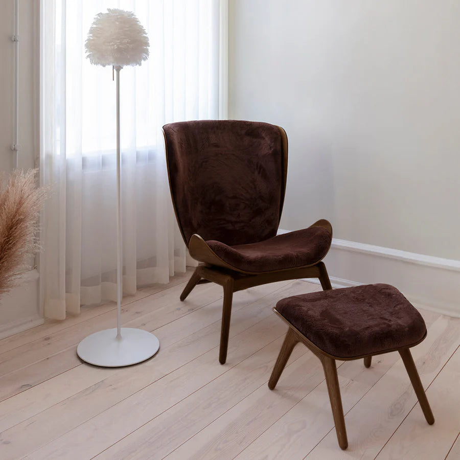 UMAGE The Reader Ottoman, Dark Oak