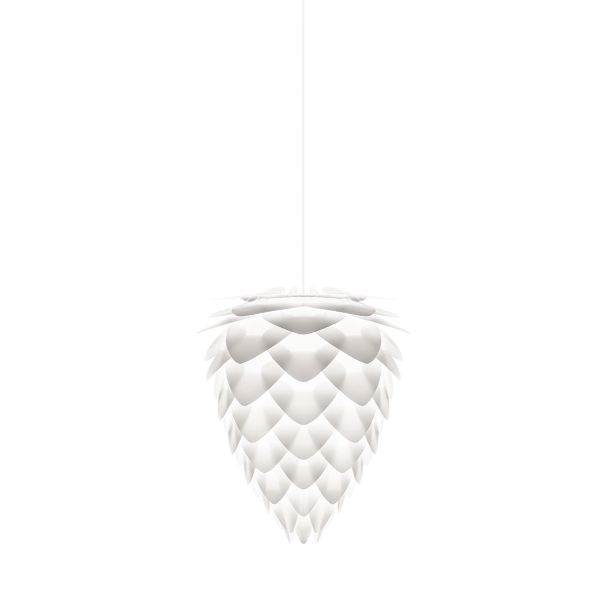 UMAGE Conia White Plug-In Pendant, Medium