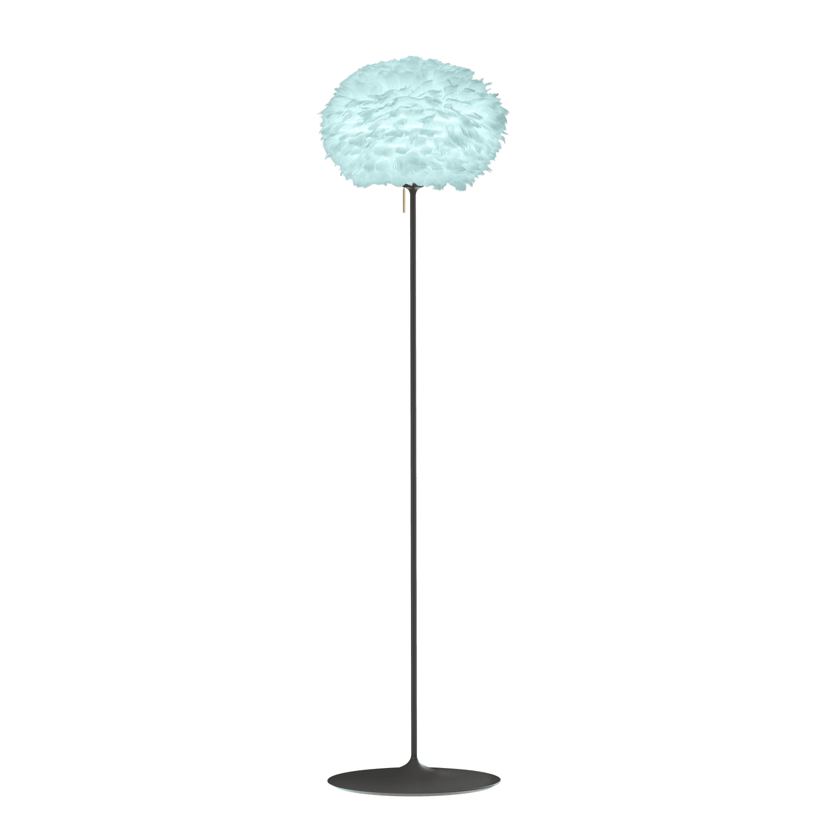 UMAGE Eos Santé Floor Lamp, Light Blue Lampshade
