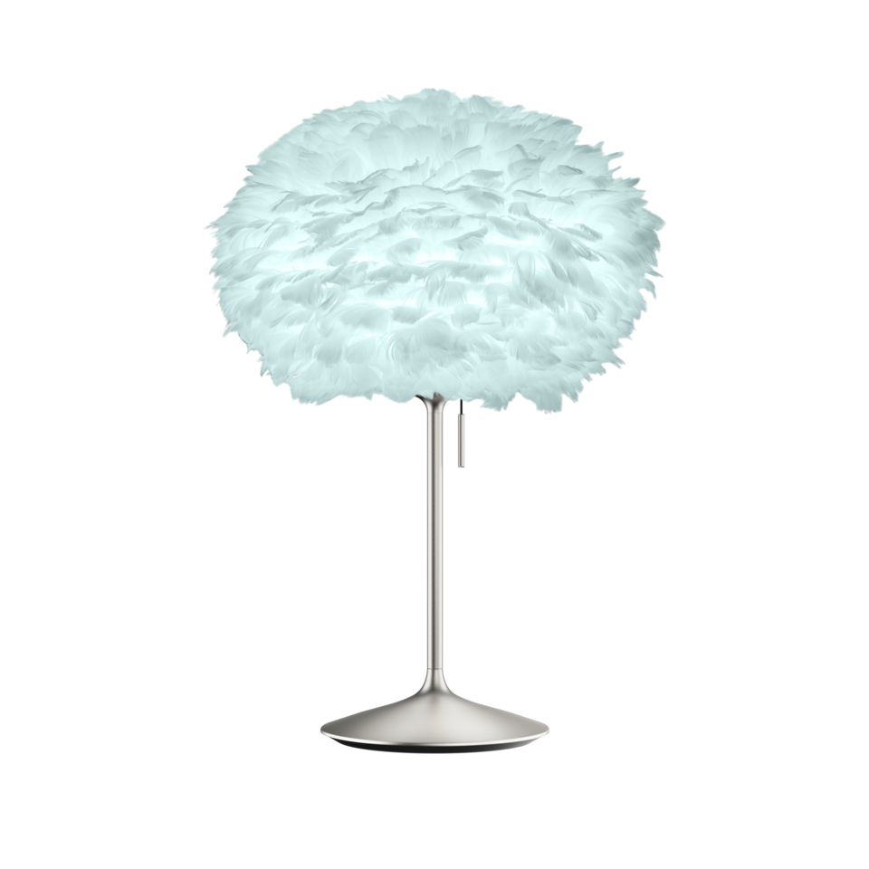 UMAGE Eos Santé Table Lamp, Light Blue Lampshade