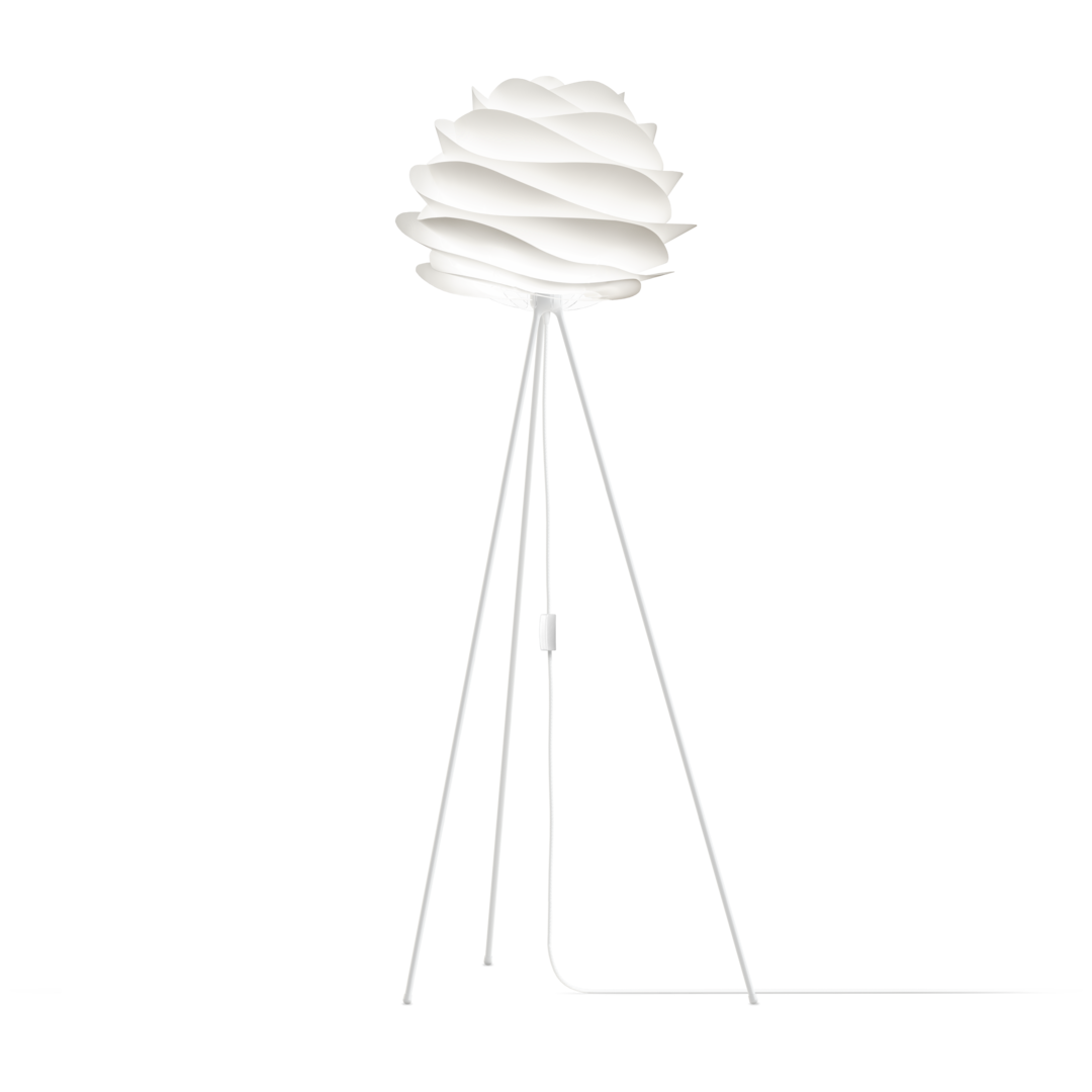 UMAGE Carmina Tripod Floor Lamp, H: 60", Medium Lampshade