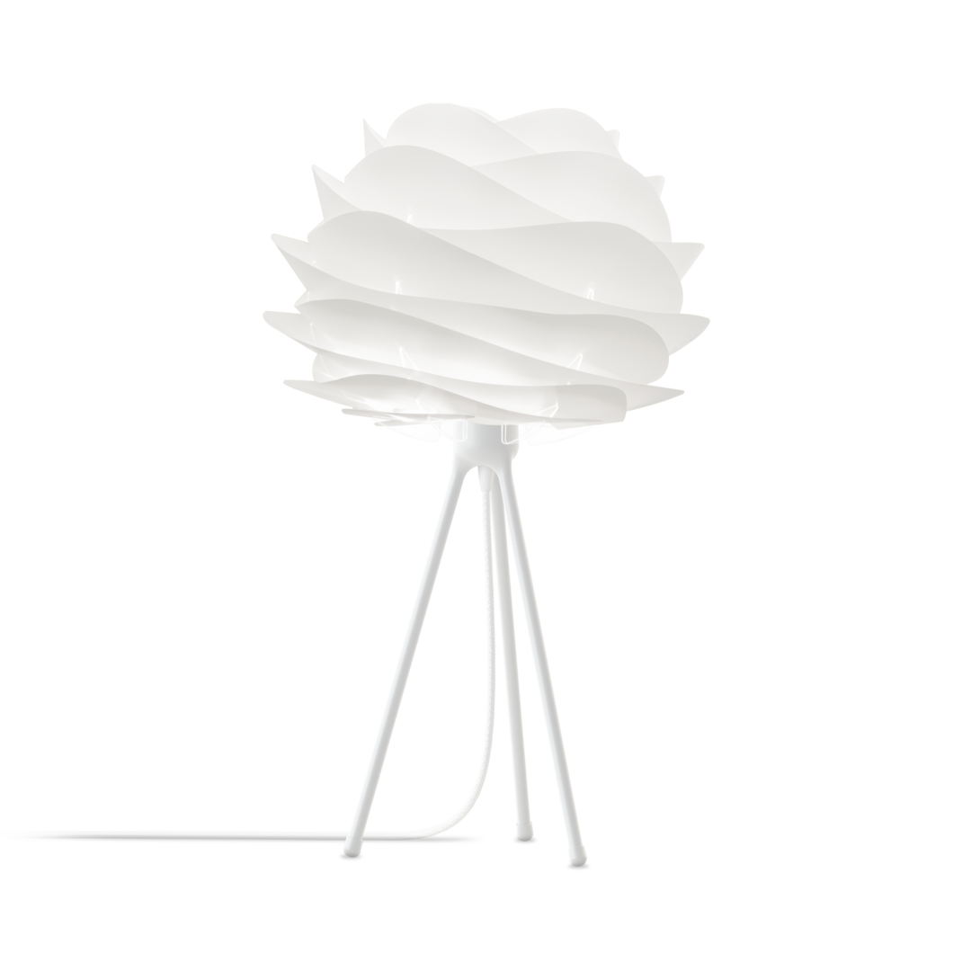 UMAGE Carmina Tripod Table Lamp, H: 21", Mini Lampshade