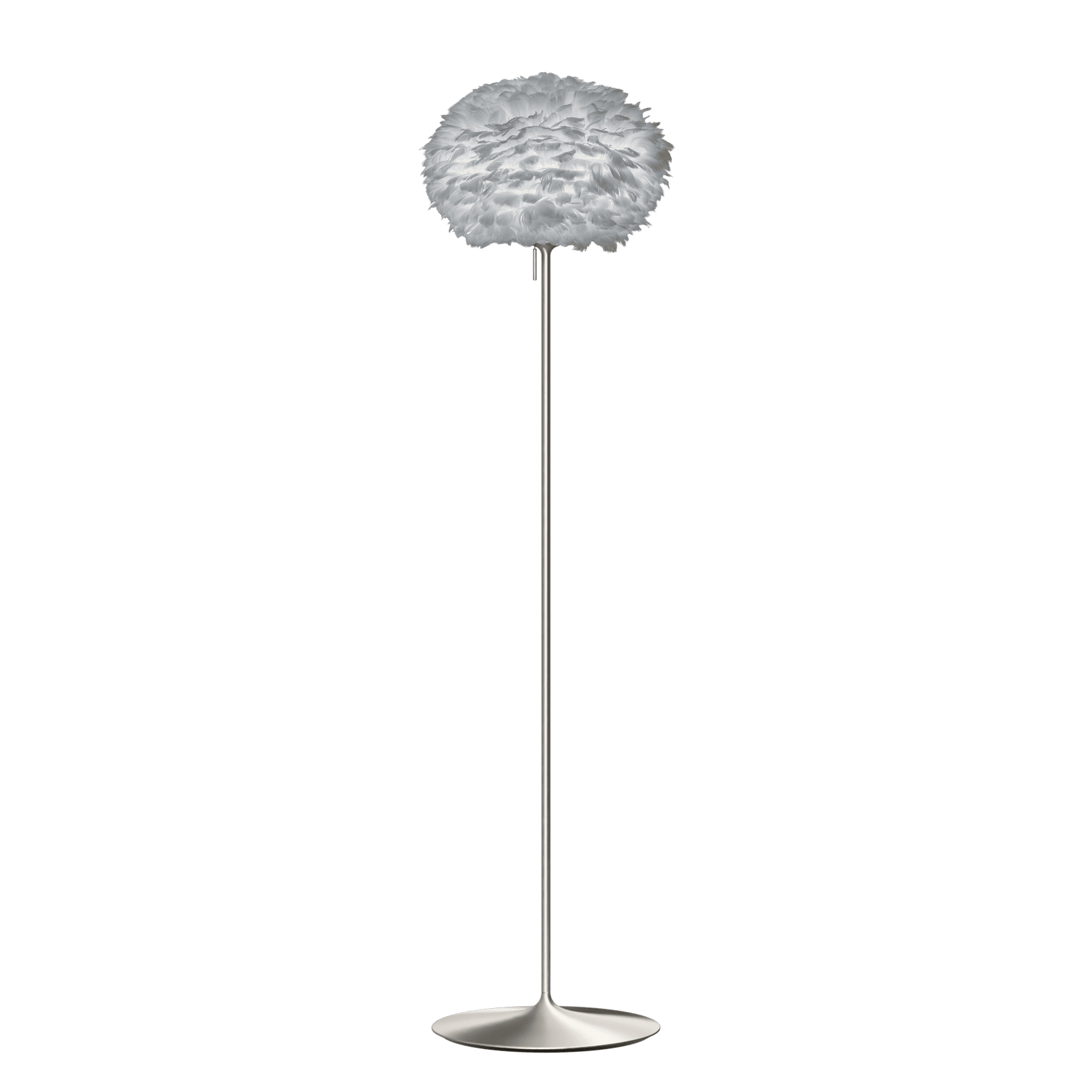 UMAGE Eos Santé Floor Lamp, Light Gray Lampshade