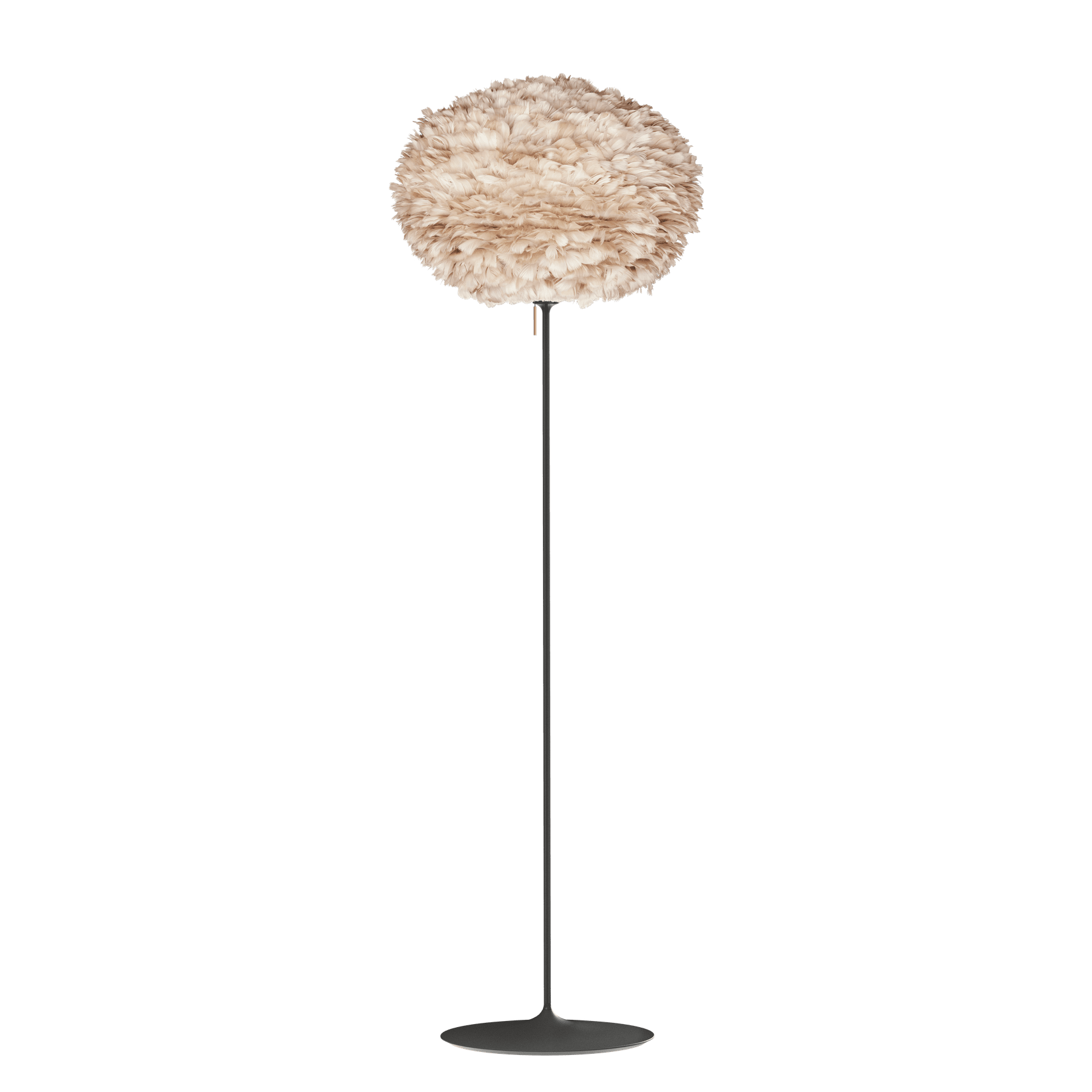 UMAGE Eos Santé Floor Lamp, Light Brown Lampshade