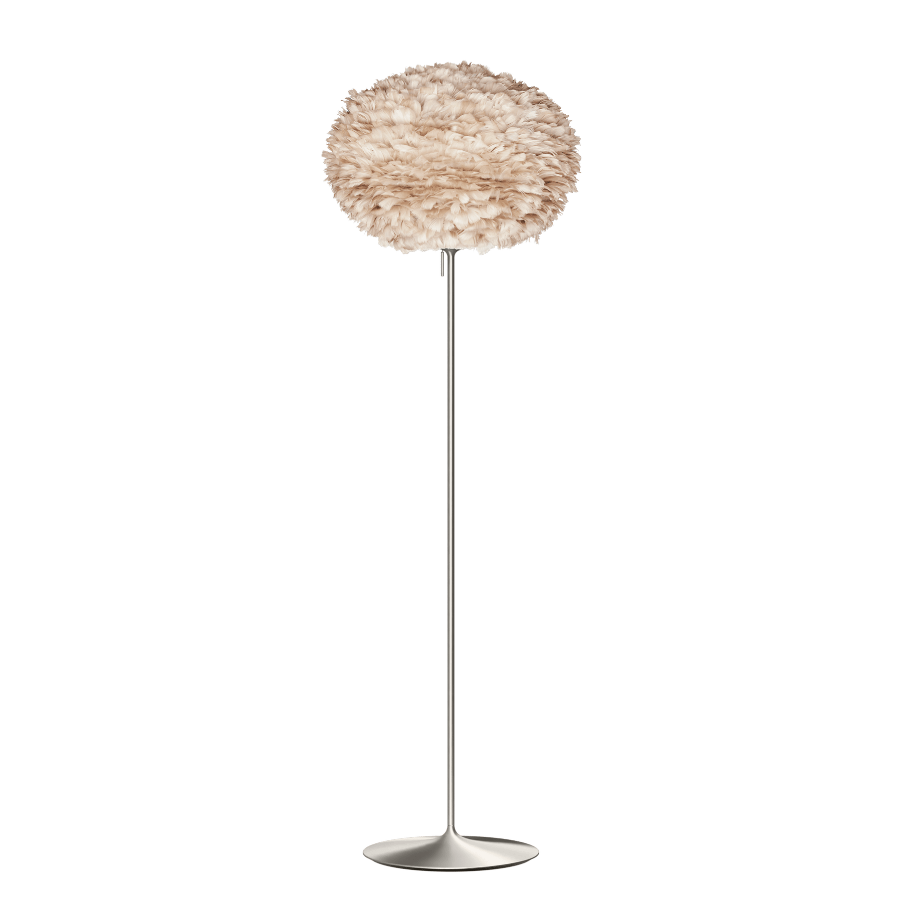 UMAGE Eos Santé Floor Lamp, Light Brown Lampshade