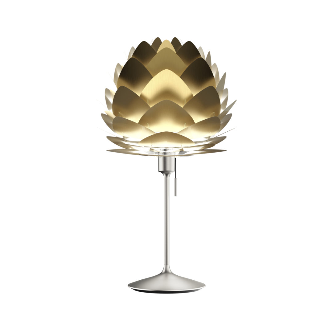 UMAGE Aluvia Mini Santé Table Lamp, Brushed Brass