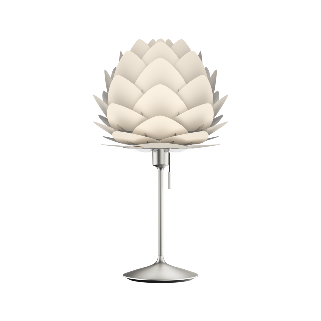 UMAGE Aluvia Mini Santé Table Lamp, Pearl White