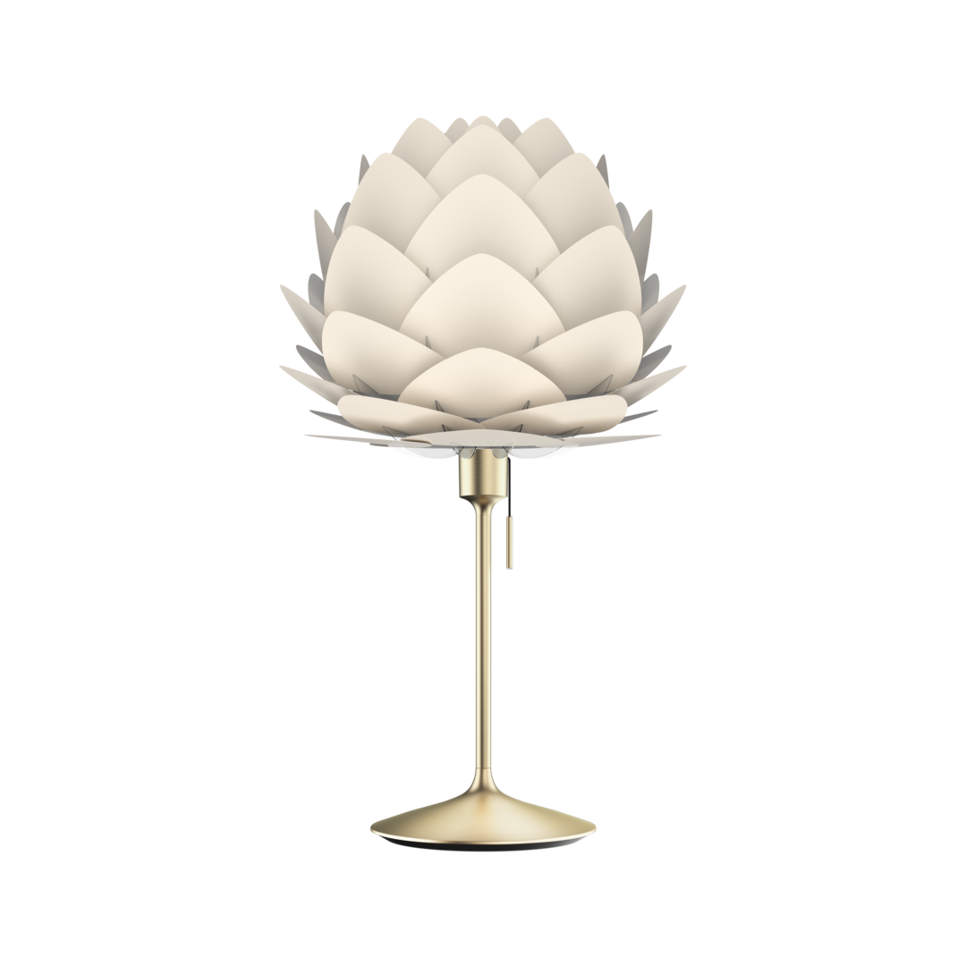 UMAGE Aluvia Mini Santé Table Lamp, Pearl White