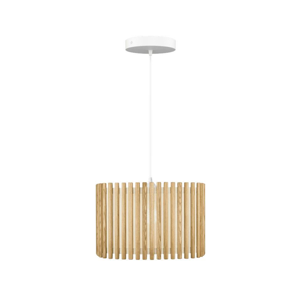 UMAGE Komorebi Hardwired Pendant, Square, Oak