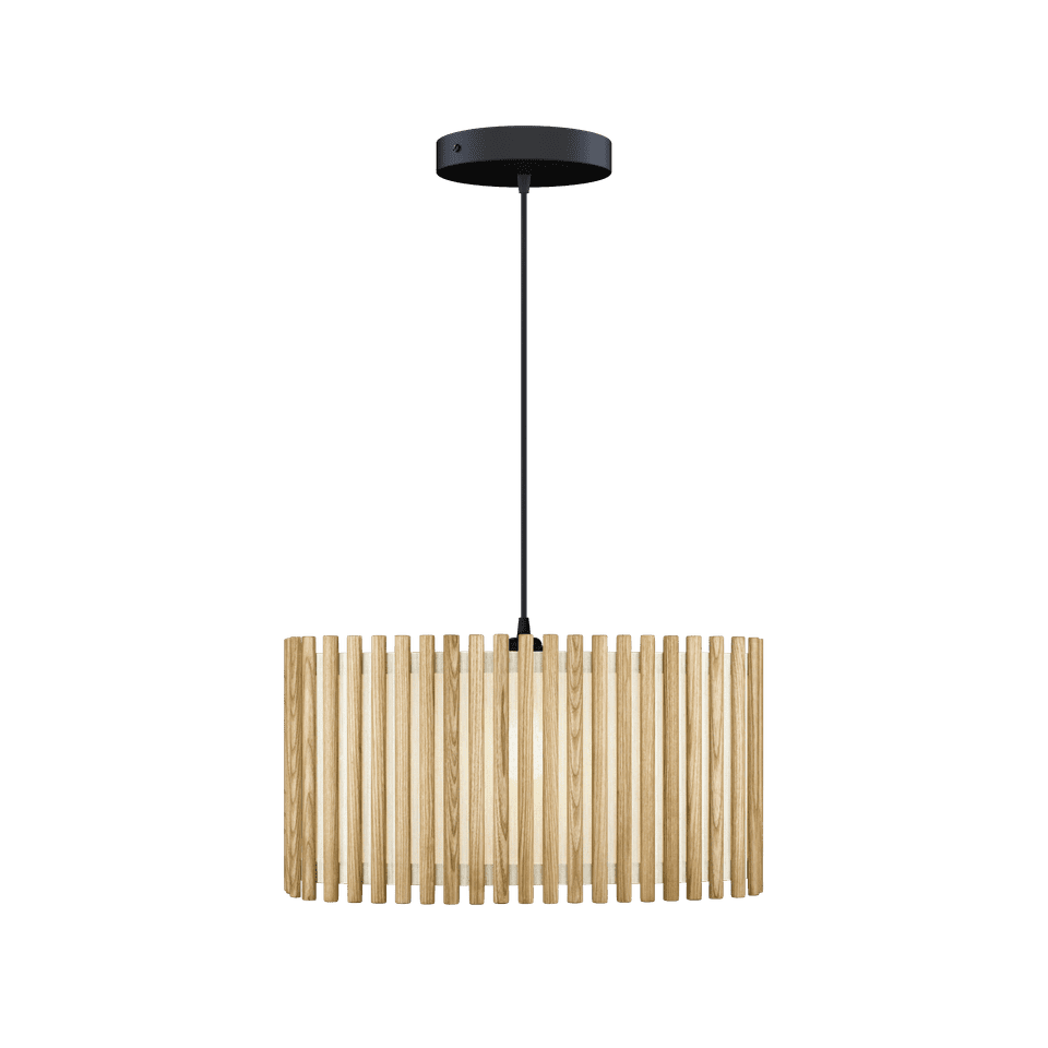 UMAGE Komorebi Hardwired Pendant, Rectangular, Oak