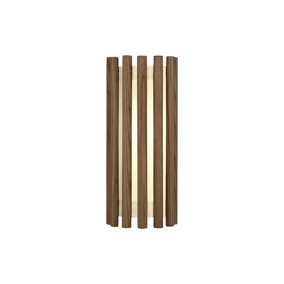 UMAGE Komorebi Hardwired Pendant, Circle, Dark Oak