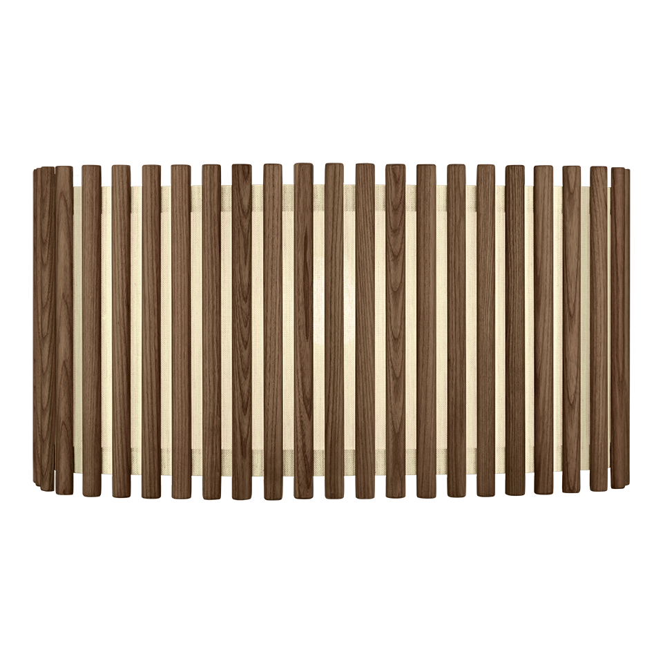 UMAGE Komorebi Plug-In Pendant, Rectangular, Dark Oak