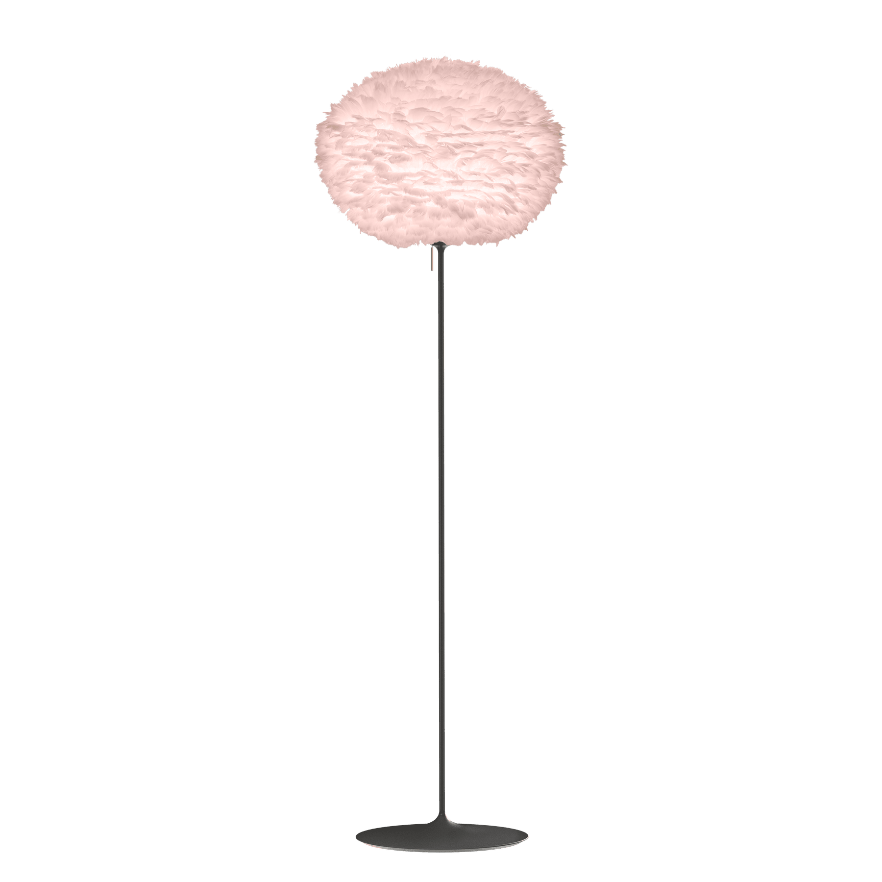 UMAGE Eos Santé Floor Lamp, Light Rose Lampshade