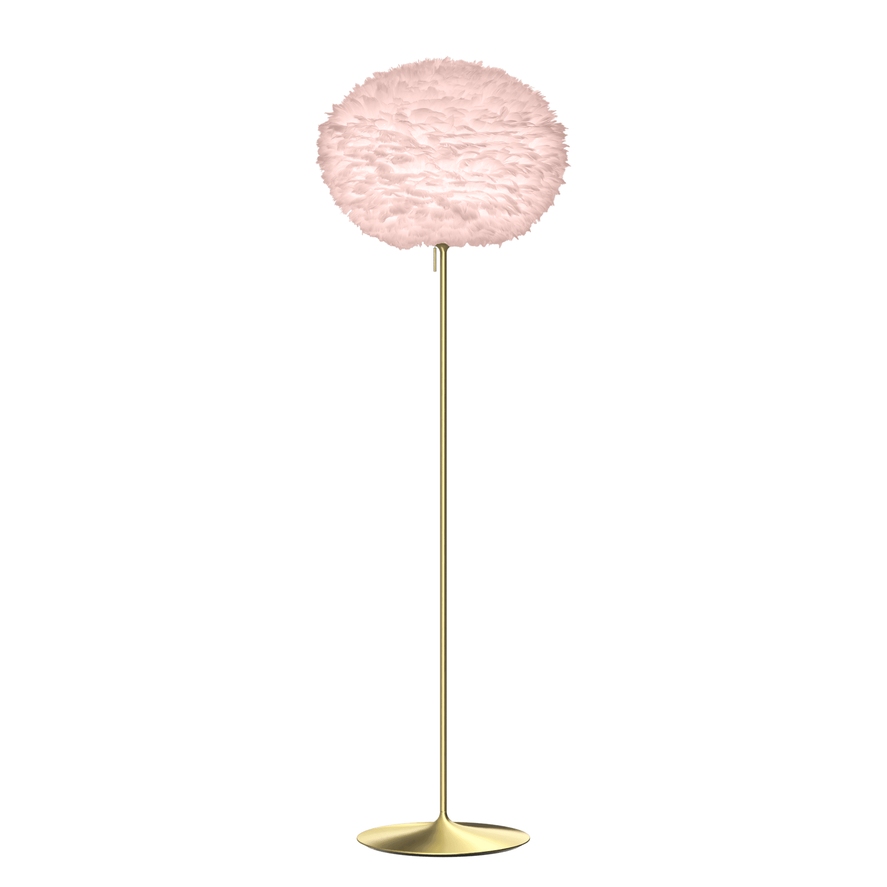 UMAGE Eos Santé Floor Lamp, Light Rose Lampshade