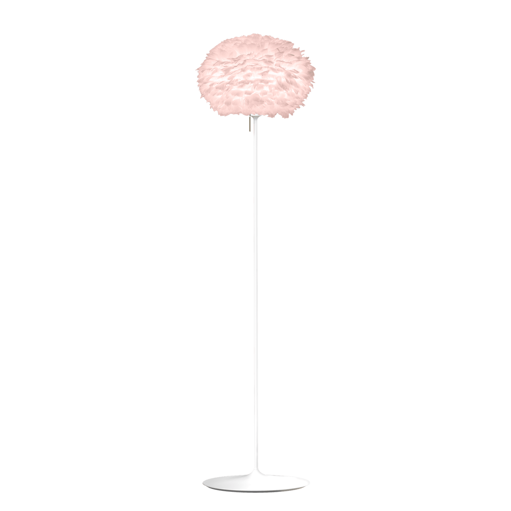 UMAGE Eos Santé Floor Lamp, Light Rose Lampshade