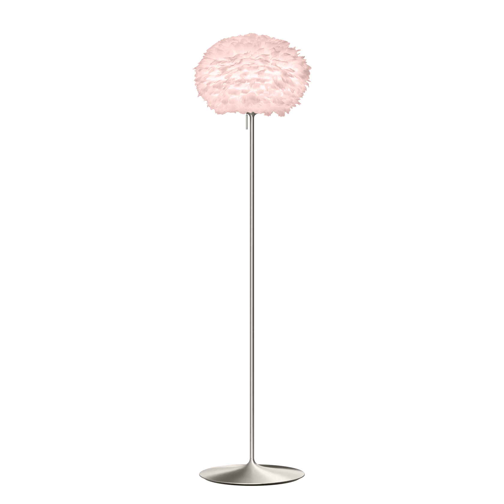 UMAGE Eos Santé Floor Lamp, Light Rose Lampshade