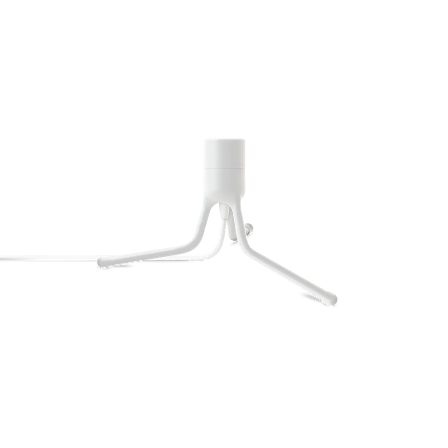 UMAGE Silvia White Tripod Table Lamp, Mini Lampshade