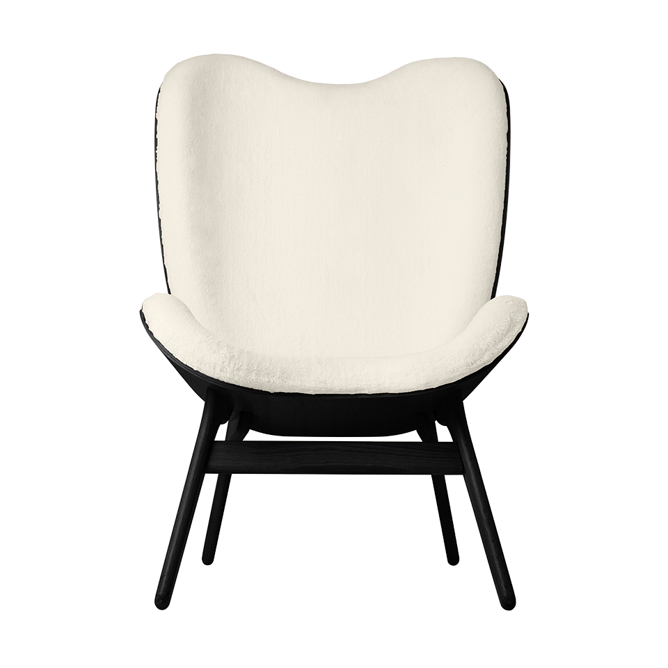 UMAGE A Conversation Piece Lounge Chair, Tall, Black Oak