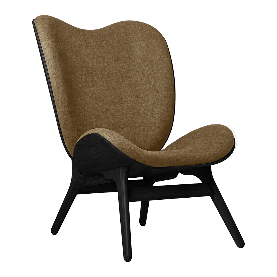 UMAGE A Conversation Piece Lounge Chair, Tall, Black Oak