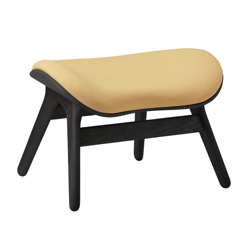 UMAGE A Conversation Piece Ottoman, Black Oak
