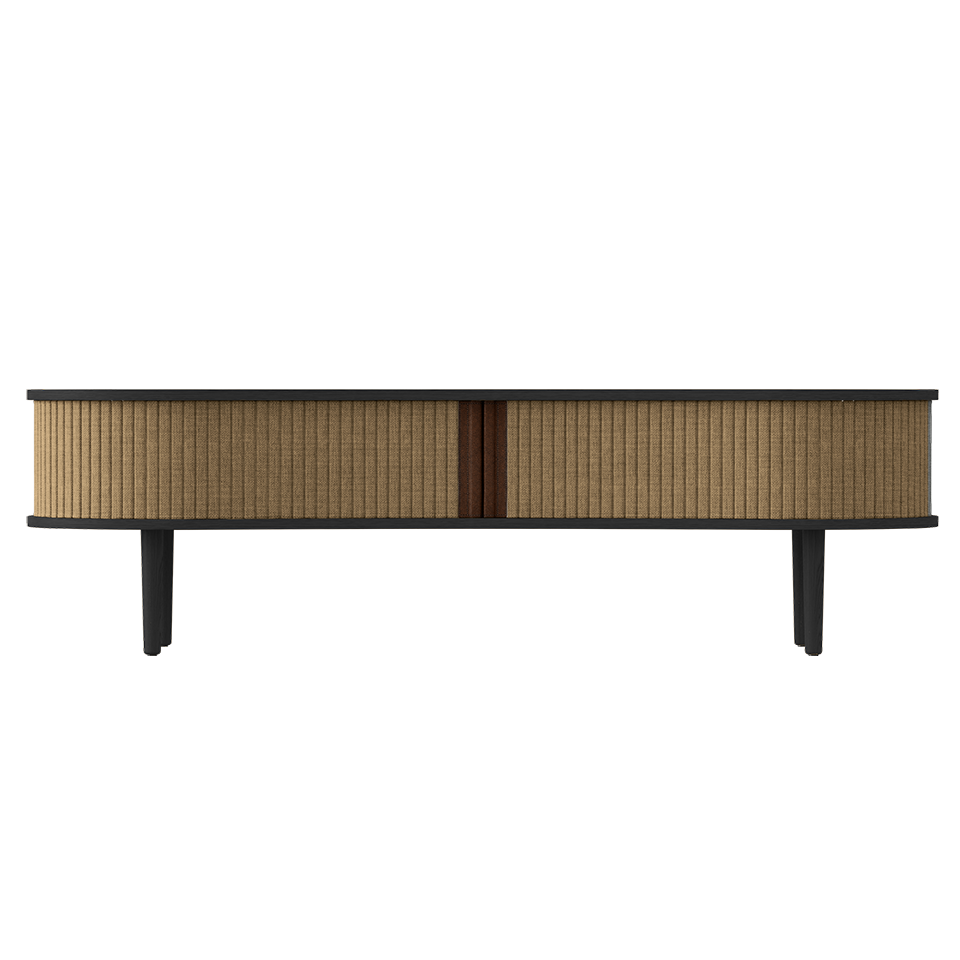 UMAGE Audacious TV bench, Black Oak