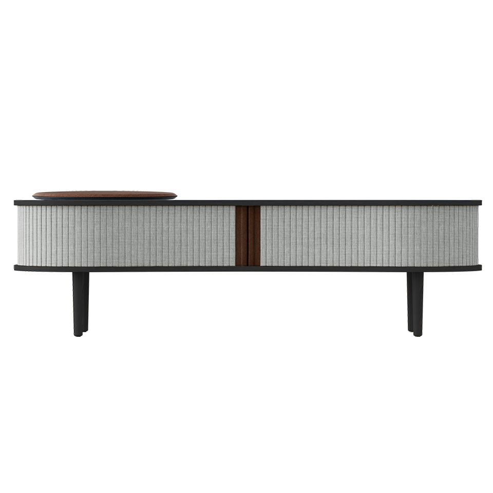 UMAGE Audacious TV bench, Black Oak
