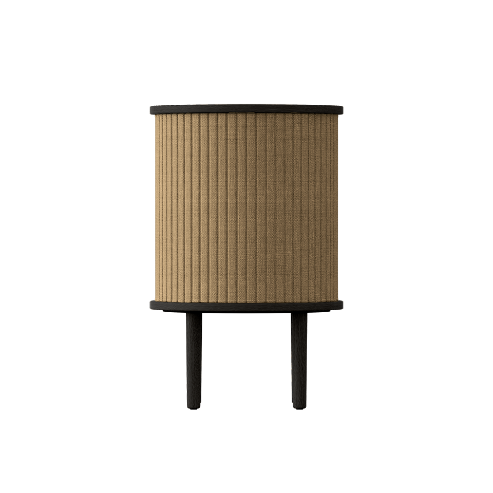 UMAGE Audacious Side Table, Black Oak