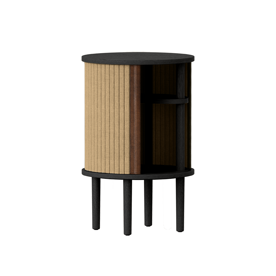 UMAGE Audacious Side Table, Black Oak