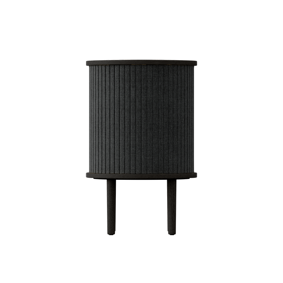 UMAGE Audacious Side Table, Black Oak