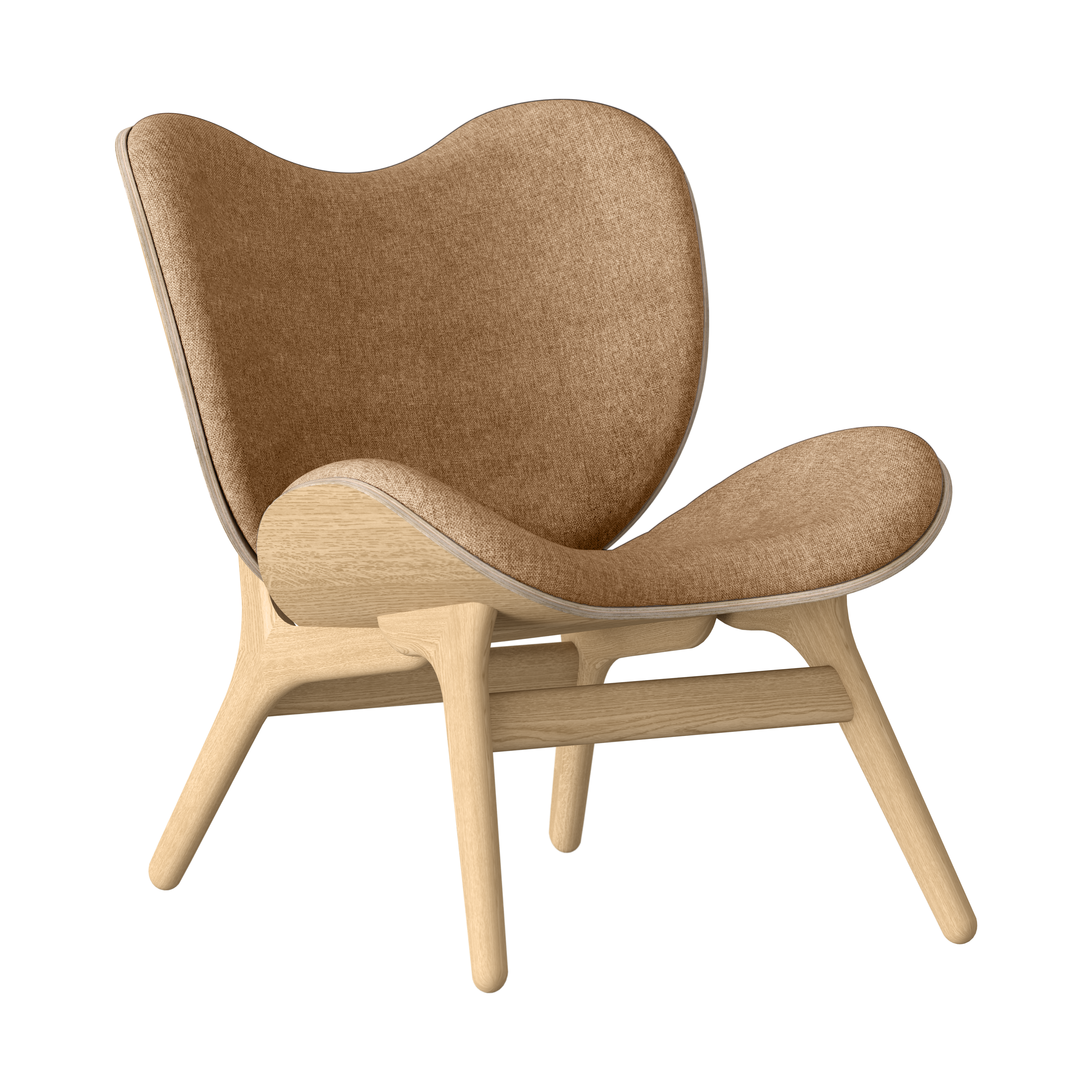 UMAGE A Conversation Piece Lounge Chair, Low, Oak