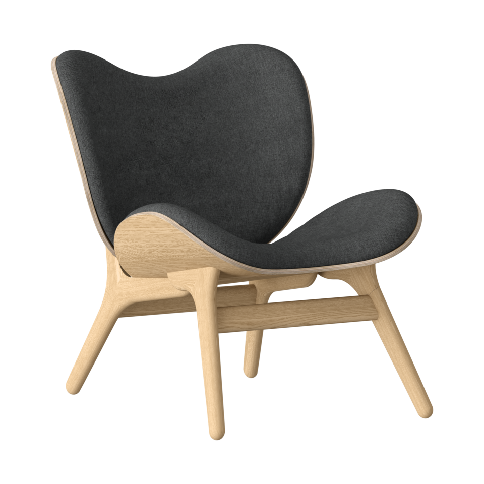 UMAGE A Conversation Piece Lounge Chair, Low, Oak