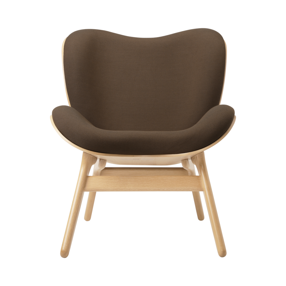 UMAGE A Conversation Piece Lounge Chair, Low, Oak