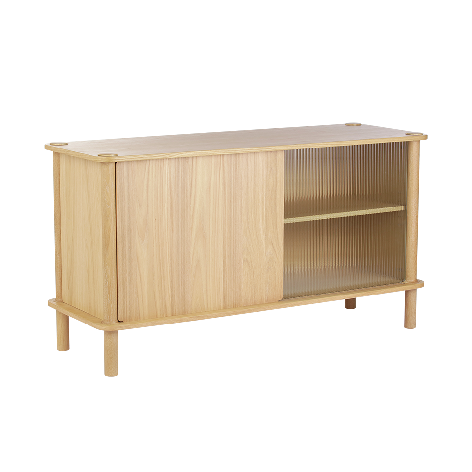 UMAGE Italic Sideboard, Wood/Glass