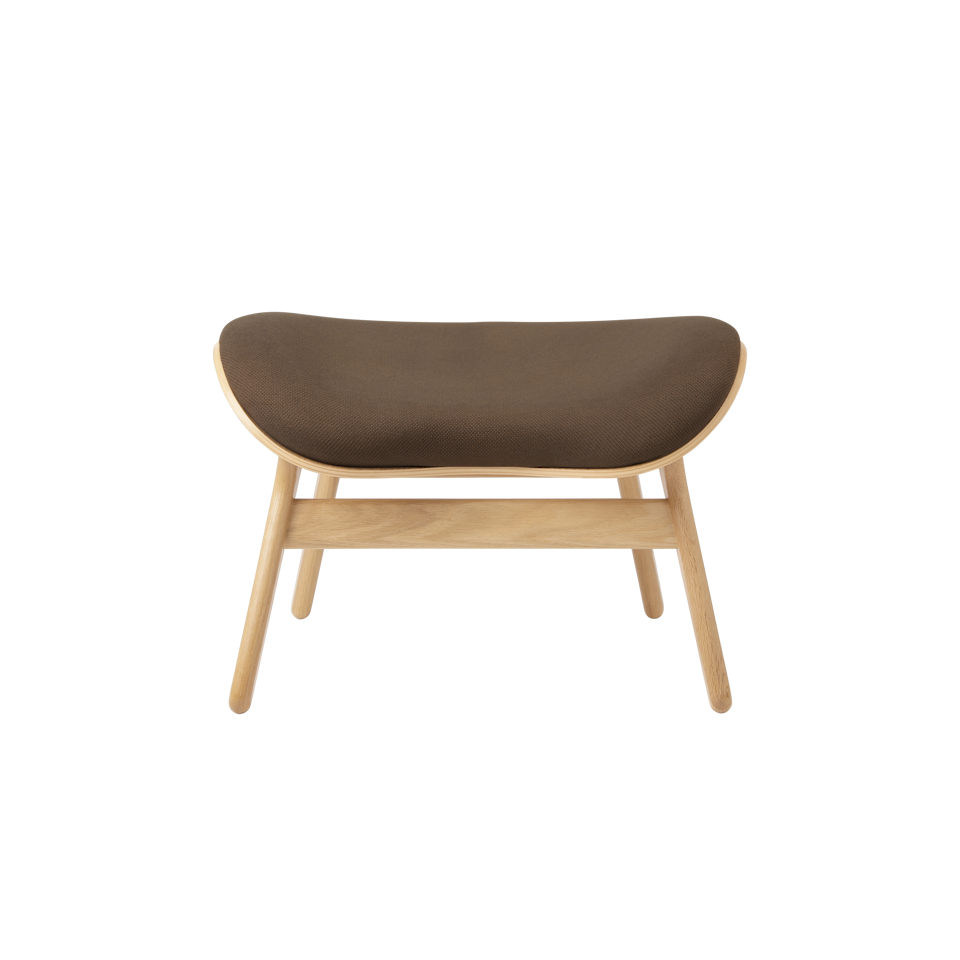 UMAGE A Conversation Piece Ottoman, Oak