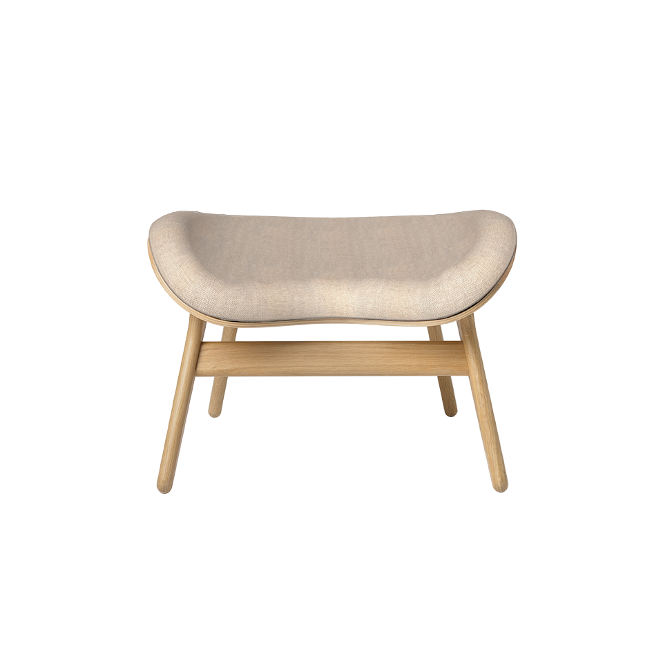 UMAGE A Conversation Piece Ottoman, Oak