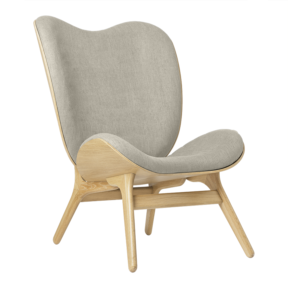 UMAGE A Conversation Piece Lounge Chair, Tall, Oak