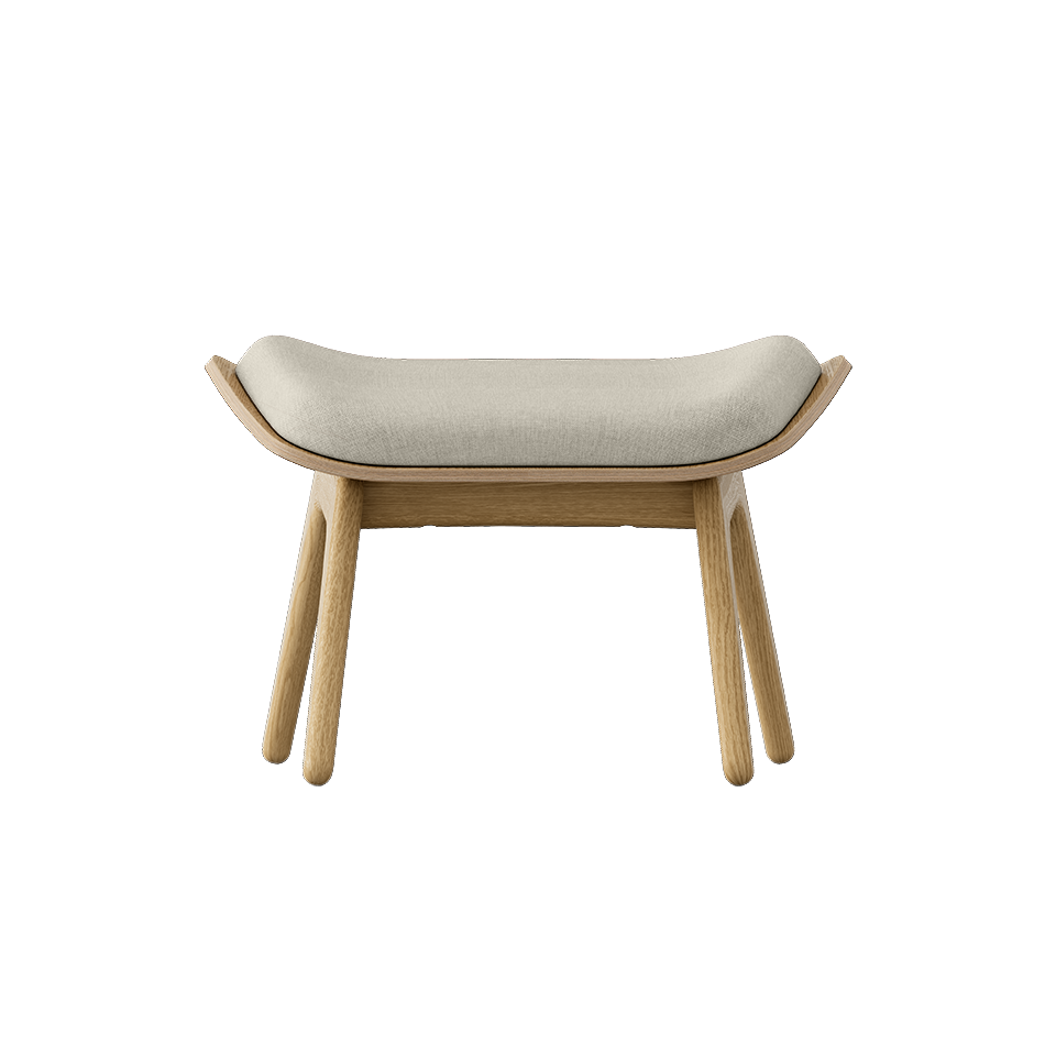 UMAGE The Reader Ottoman, Oak