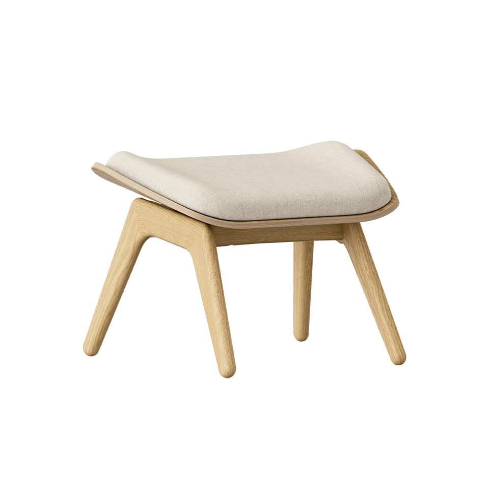 UMAGE The Reader Ottoman, Oak