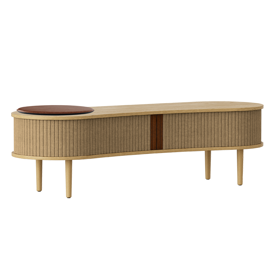 UMAGE Audacious TV bench, Oak