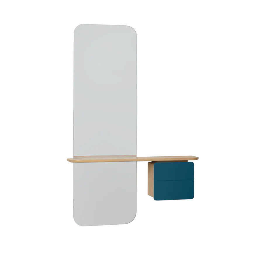 UMAGE One More Look Mirror, Oak