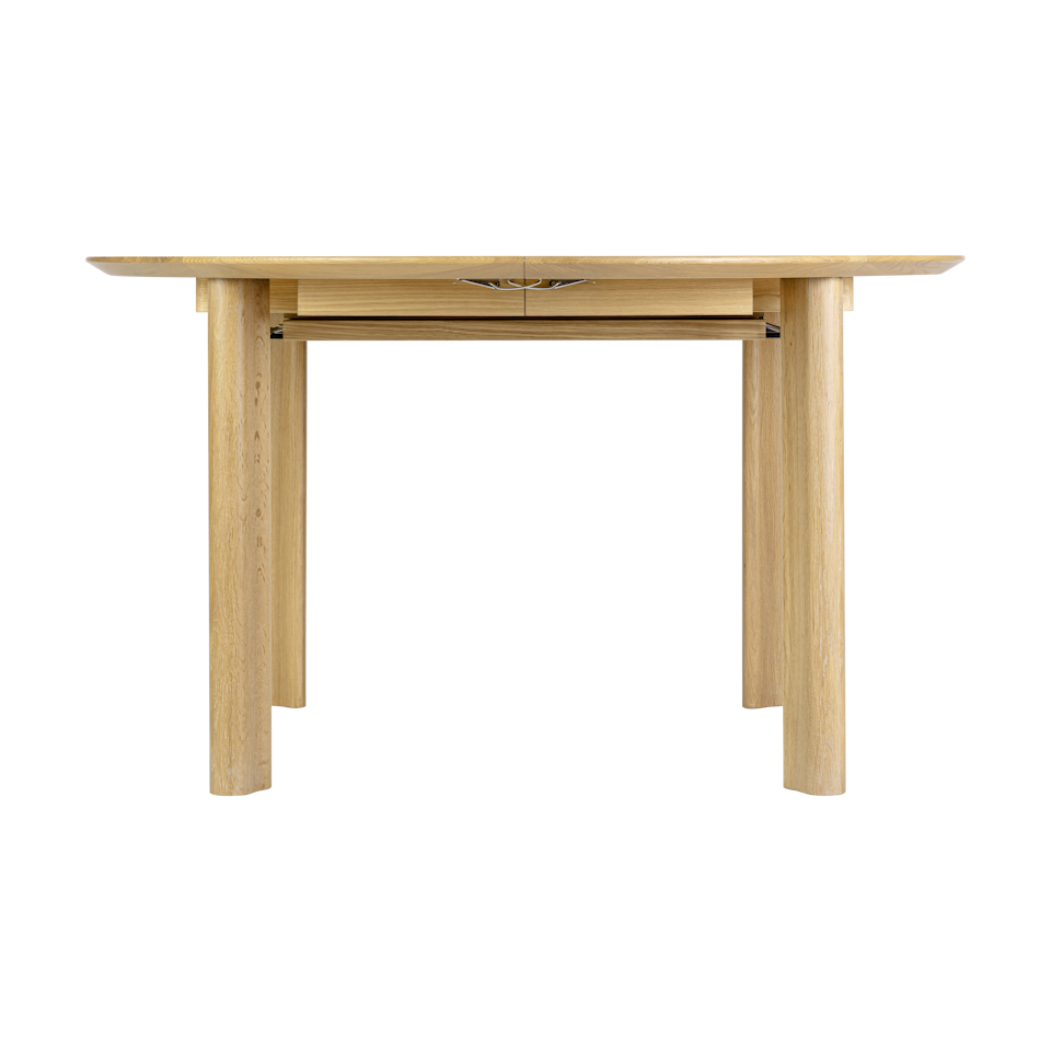 UMAGE Comfort Circle Dining Table with Extension, Oak