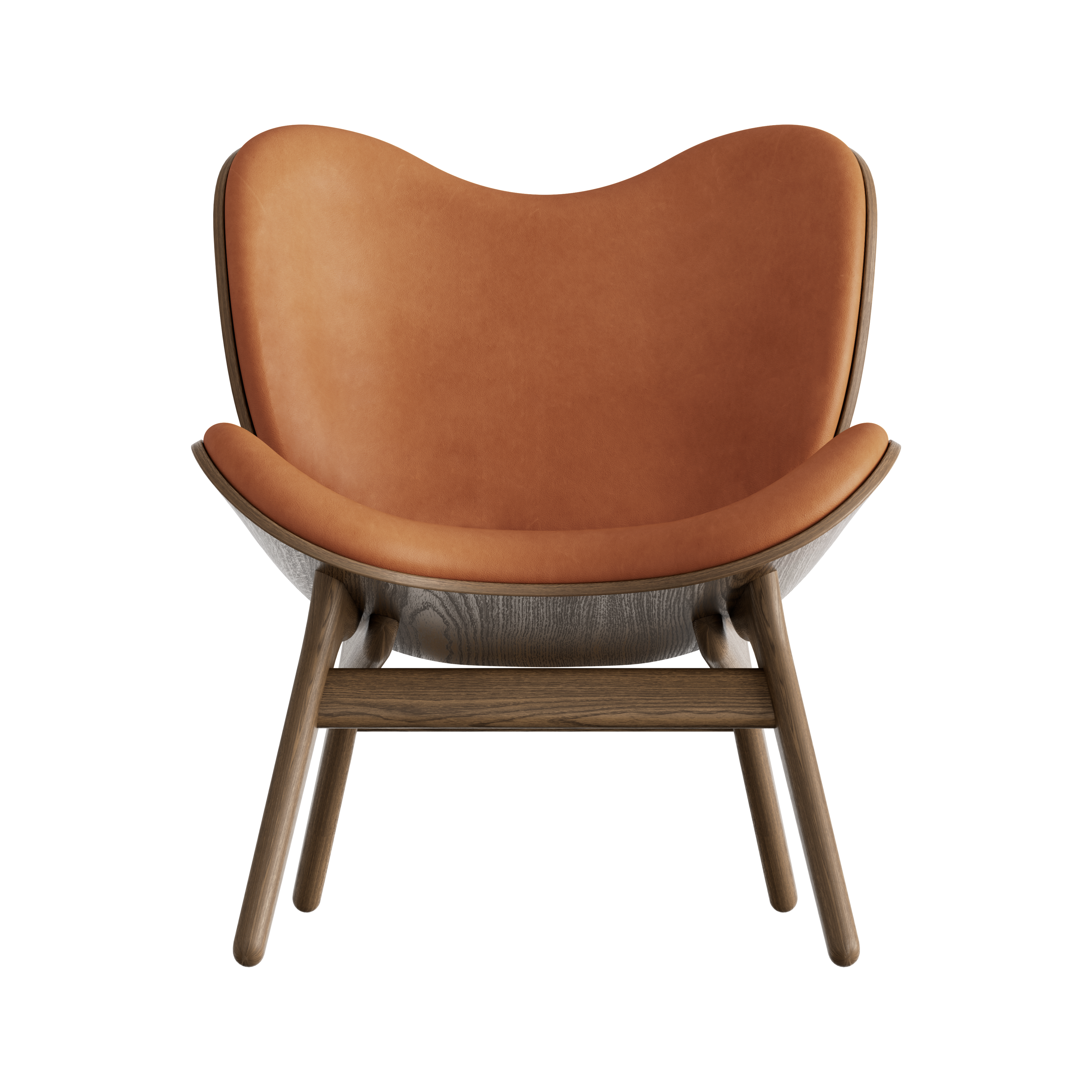 UMAGE A Conversation Piece Lounge Chair, Low, Dark Oak