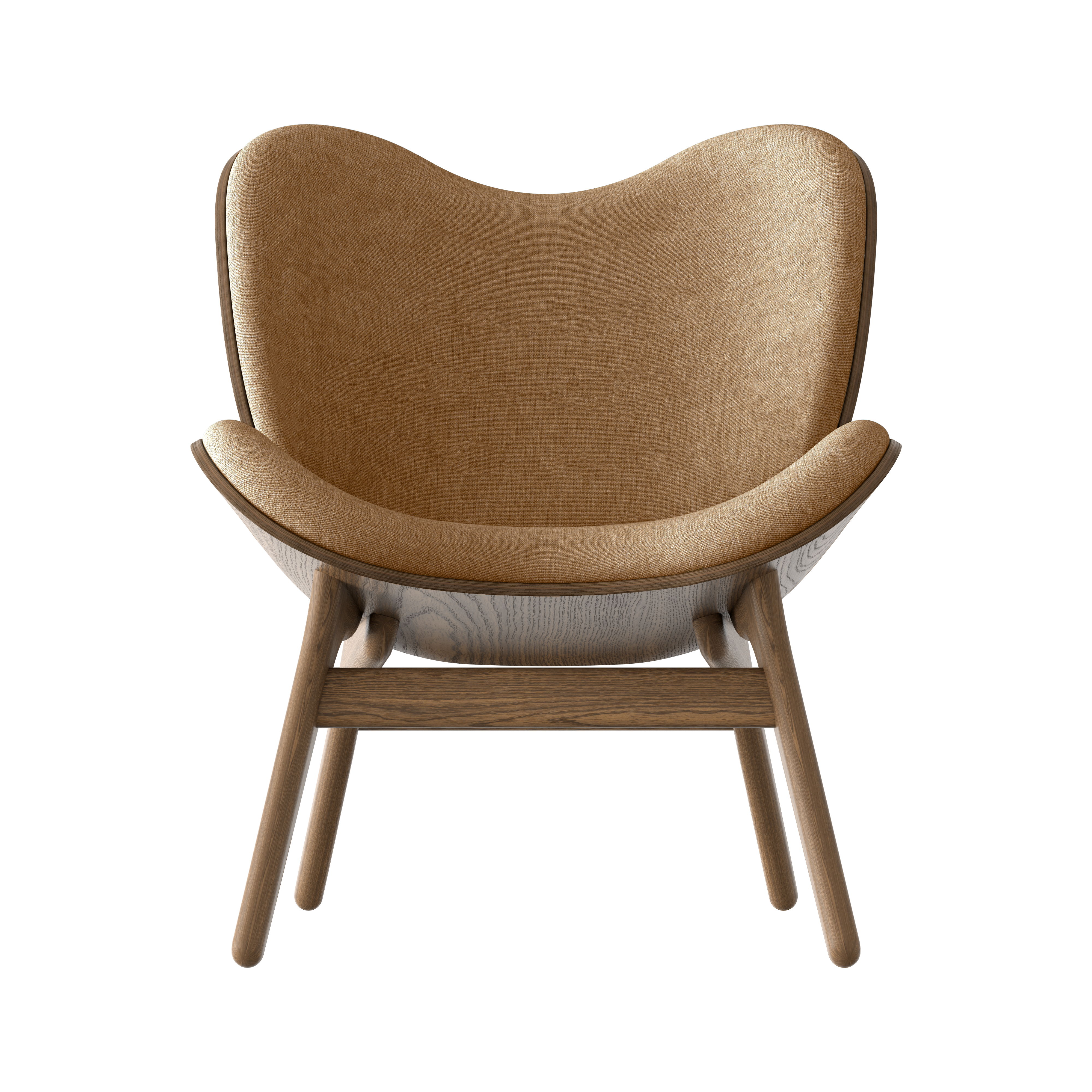 UMAGE A Conversation Piece Lounge Chair, Low, Dark Oak